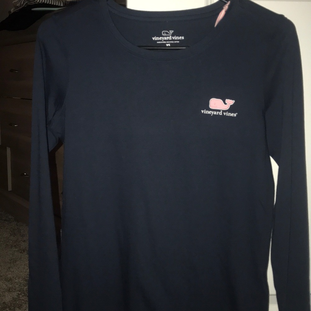 Navy Vineyard Vines Long Sleeve XS NWT